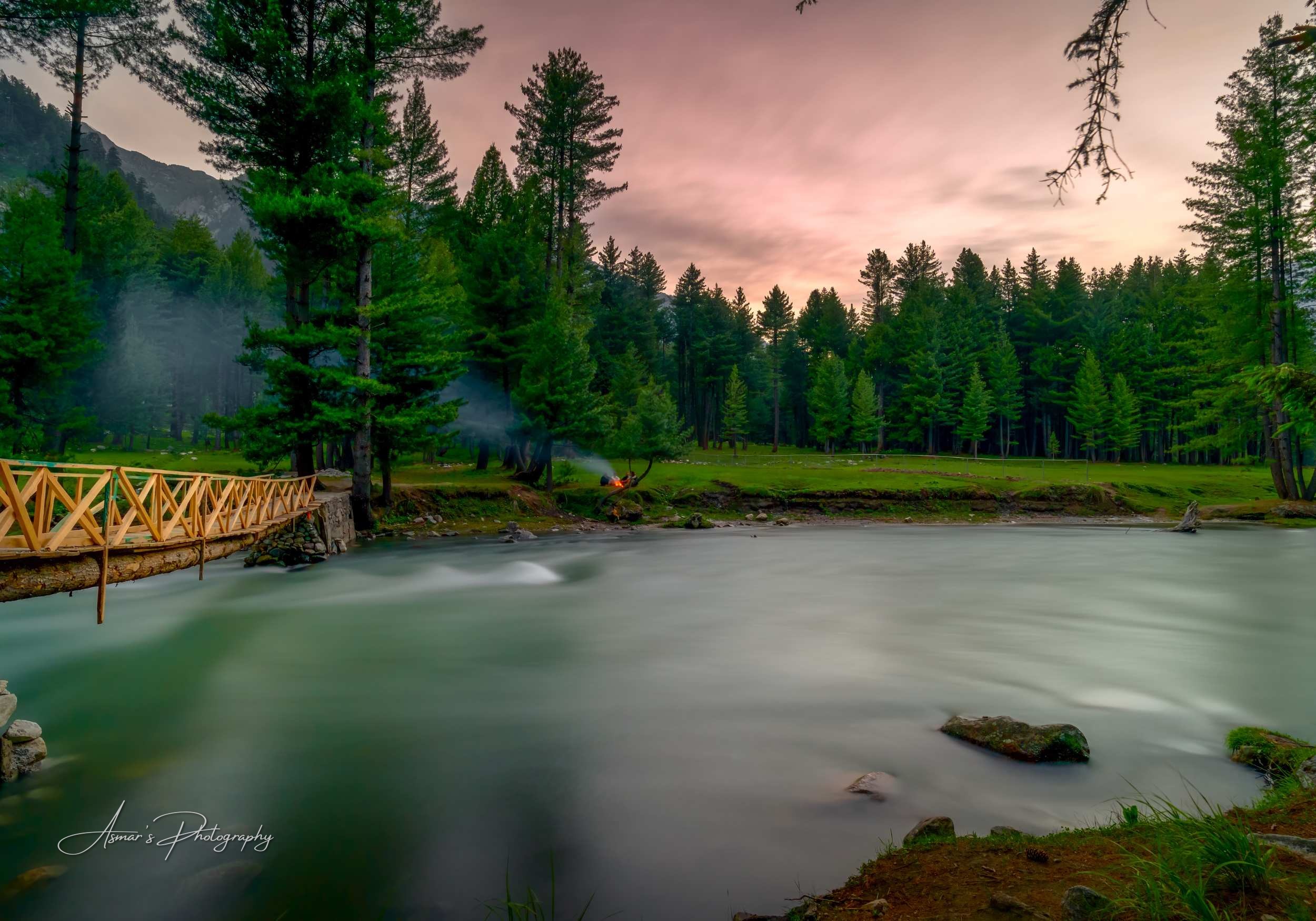 Kumrat Valley at Sunset, Kumrat Valley, Upper Dir — fine-art landscape photograph by Asmar Hussain