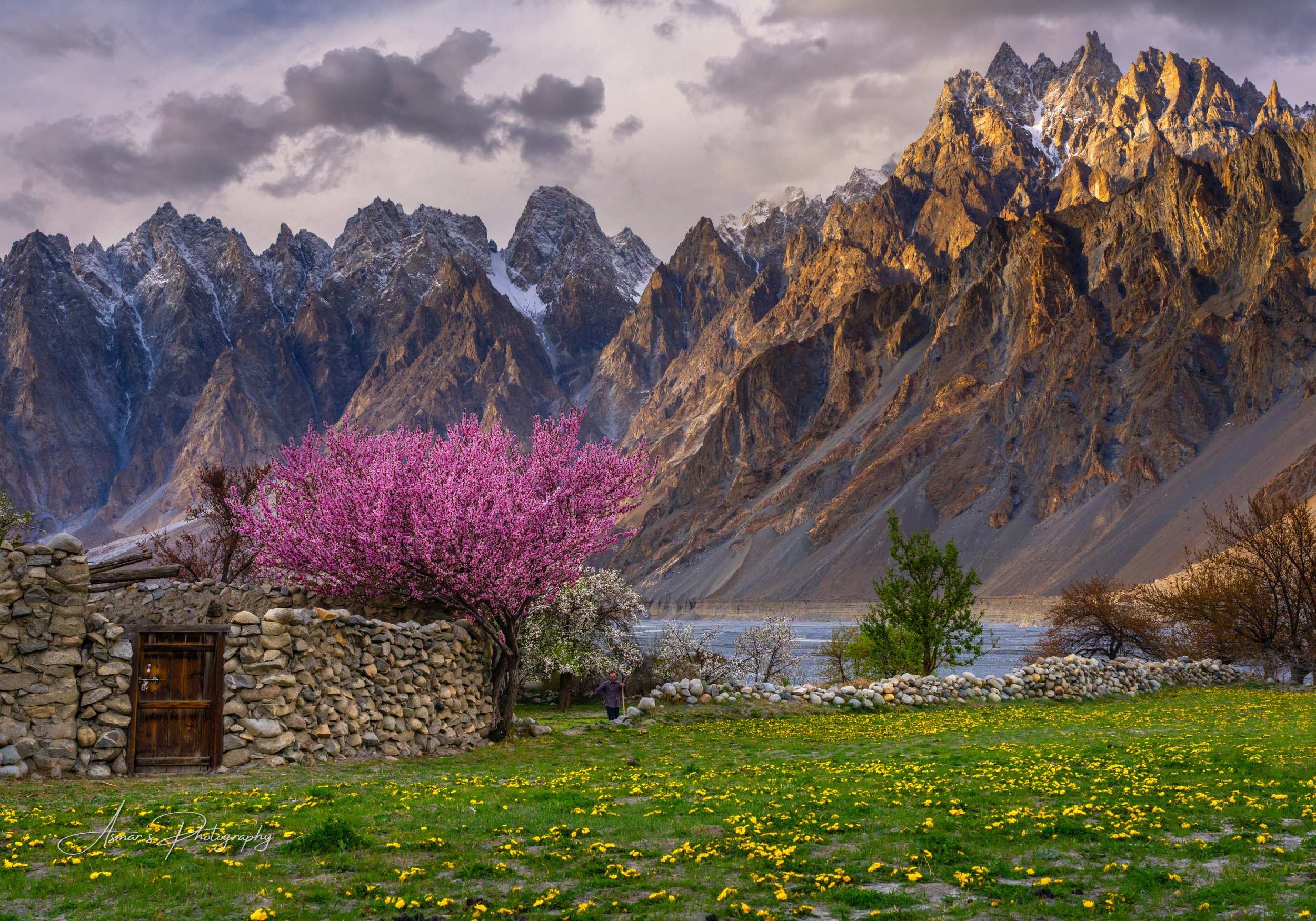 Spring Awakening, Passu, Passu, Gilgit-Baltistan — fine-art landscape photograph by Asmar Hussain